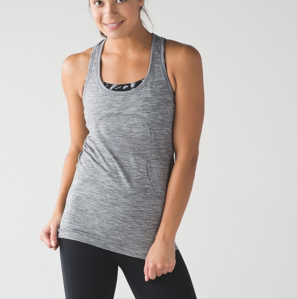 Lululemon Swiftly Tech Racerback Heathered Slate